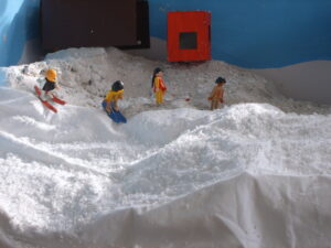 Szene im Schnee